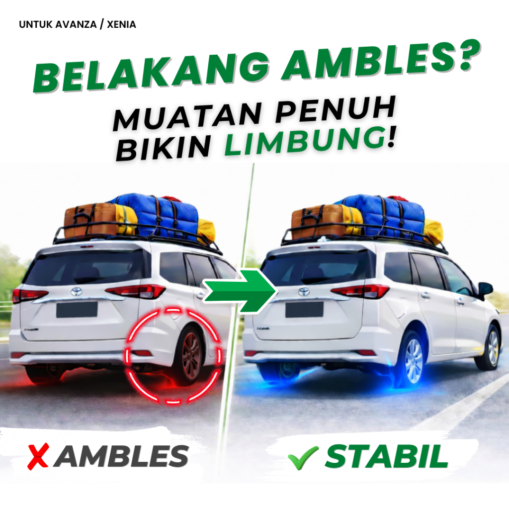 Spring Buffer Mobil Avanza Xenia Anti Ambles Belakang | Peredam Limbung | Stabil Muatan Penuh Suspen