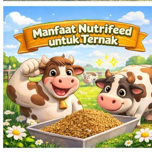NUTRIFEED KOSENTRAT TAMBAHAN NUSTRISI PAKAN TERNAK SAPI DOMBA KAMBING DLL SEBAGAI ASUPAN NUSTRISI