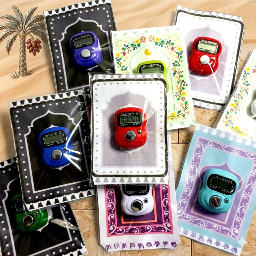 1 PCS Souvenir Tasbih Digital Haji & Umrah – Tally Counter Dzikir Eksklusif Walimatus Safar