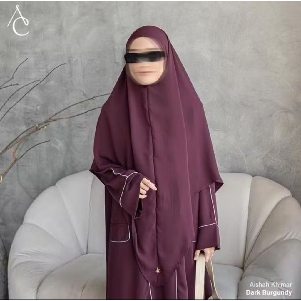 Preloved... Aishah Abaya set Khimar by Alur Cerita