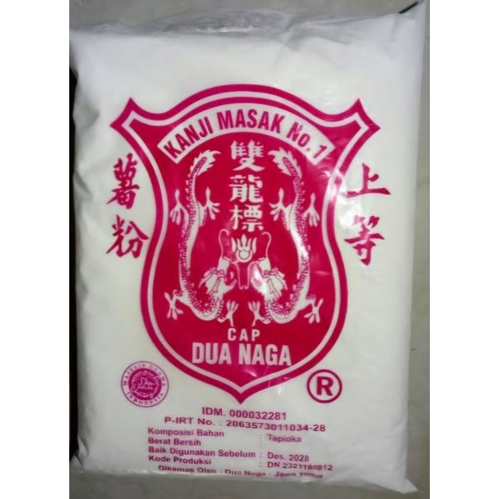 Tepung kanji cap 'dua naga' 200 gr isi 20 pcs