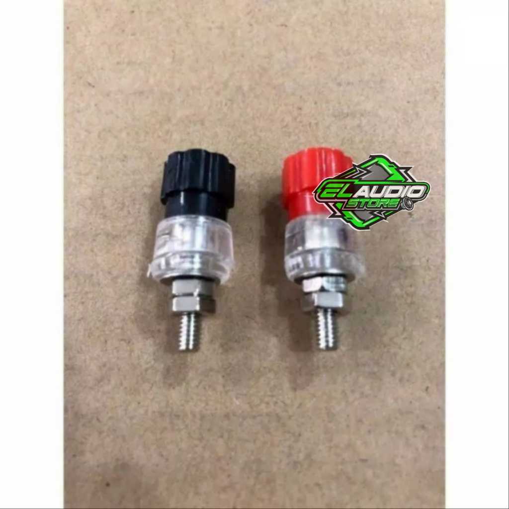 Terminal Binding Post Transparan / Terminal Speaker Tanggung