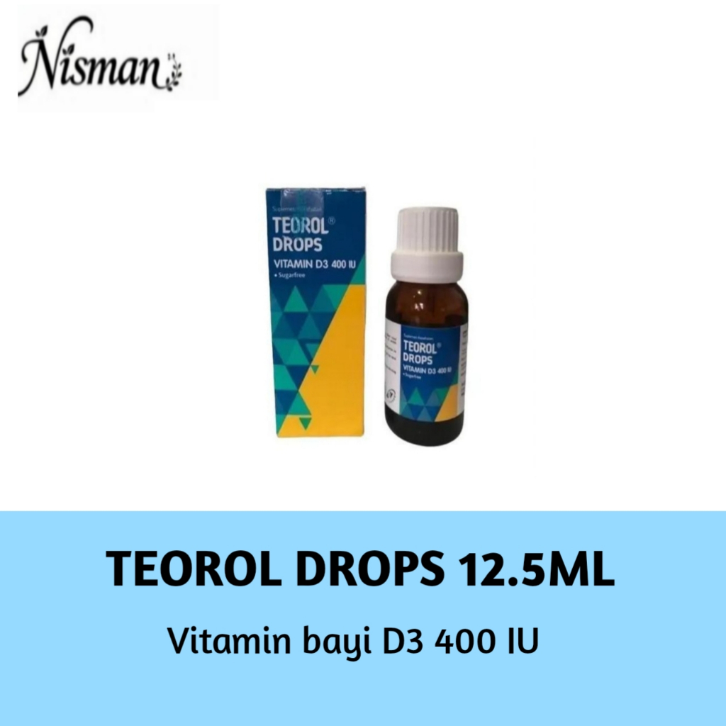 Teorol Drop Vitamin D3 400 IU Suplemen Kesehatan