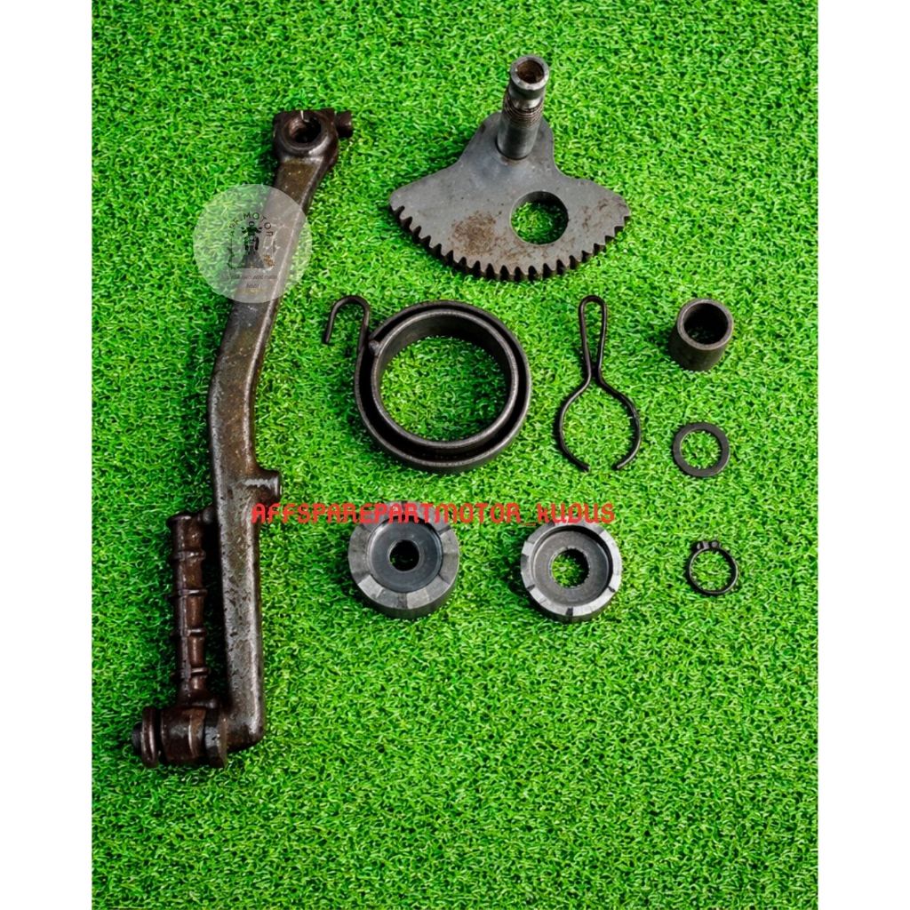 As starter set komplit Isi Selahan Engkol Blok CVT As Kick Starter Yamaha Mio J / Mio GT / Mio Fino 
