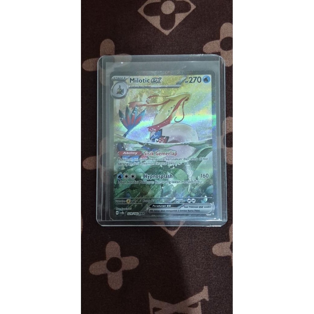 Kartu Pokemon Tcg sv8s Milotic Ex sar 229/182