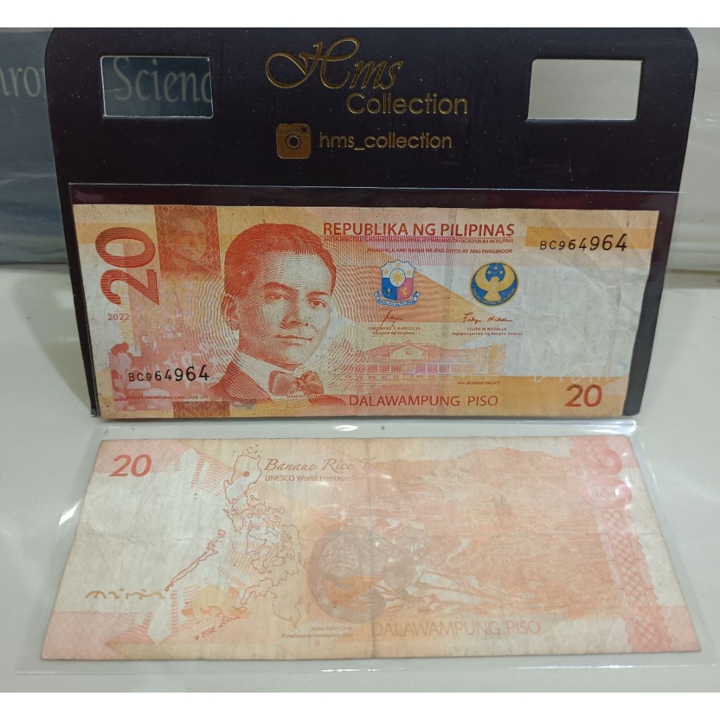 Filipina 20peso jelek apa adanya untuk koleksi numismatik