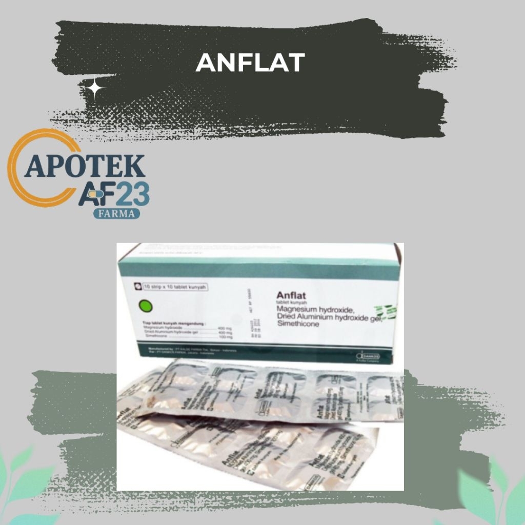 ANFLAT TABLET- OBAT PENURUN ASAM LAMBUNG