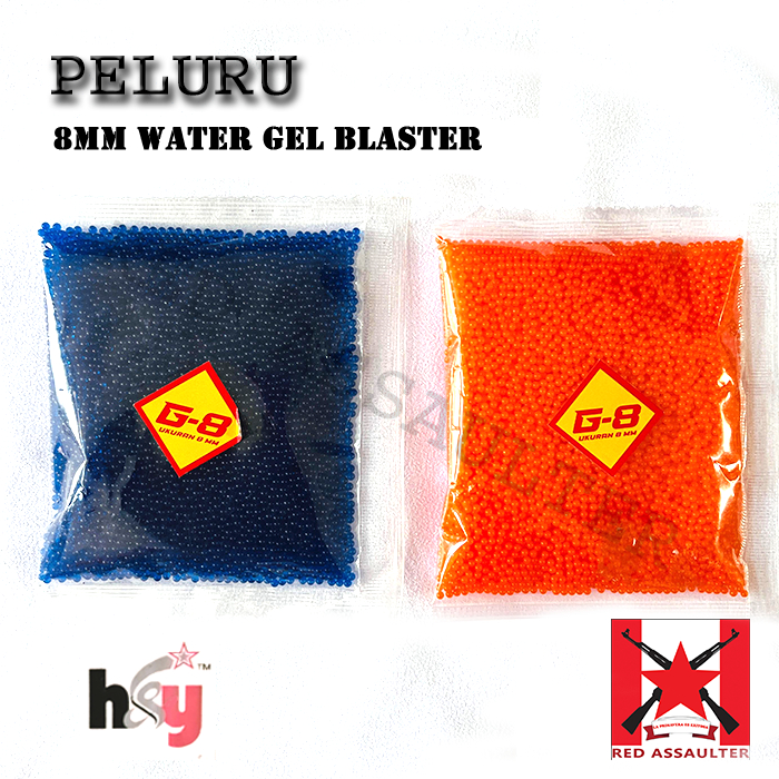 Peluru BB Jelly Gel 7 8mm Jeli Jelli Water Gel Blaster WGG Mainan Tembakan Kokang Isi Banyak