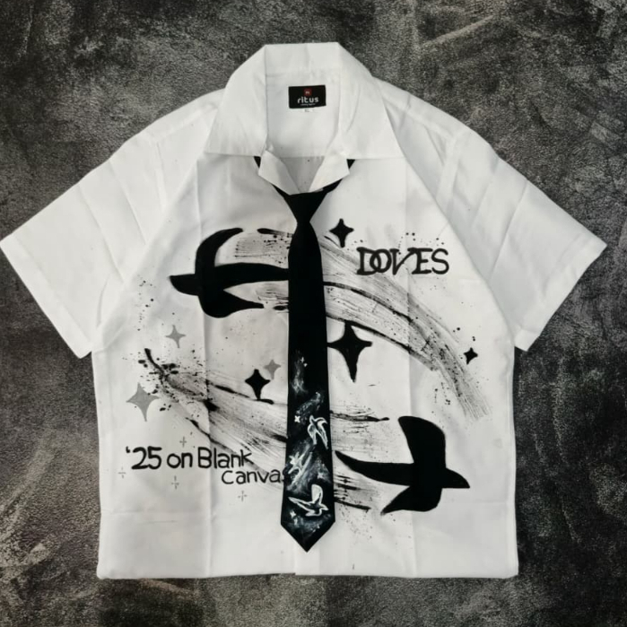 T-shirt Hindia hand painted