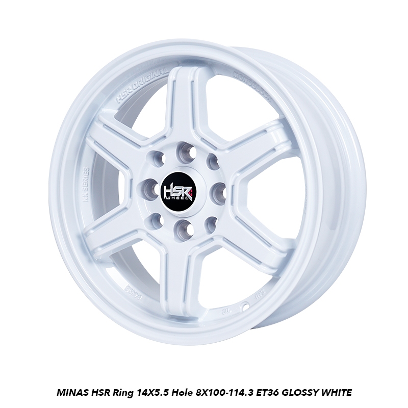 VELG MOBIL R14 HSR MINAS HSR R14X5,5 H8X100-114,3 ET36 GW 4 PCS VELG