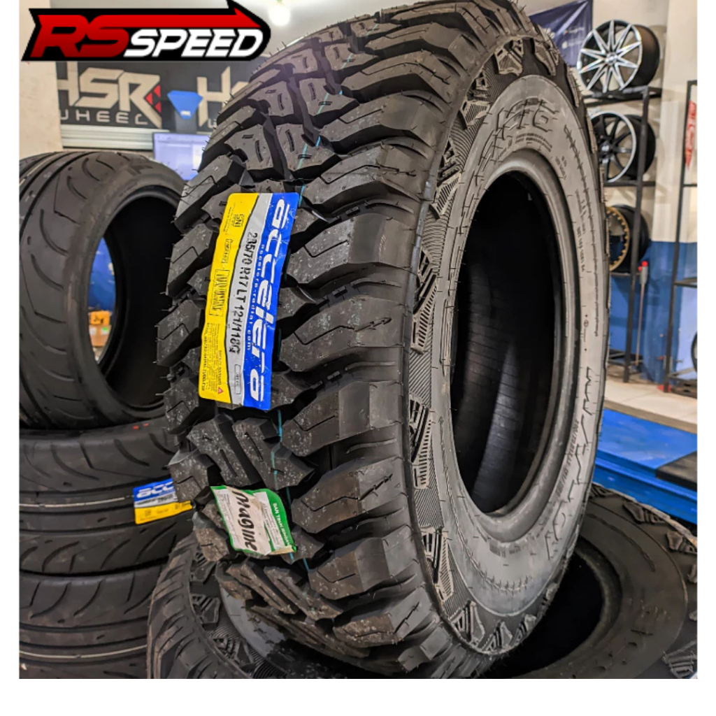 BAN OFFROAD MEREK ACCELERA M/T-01 235 75 R15 BAN BARU SEMI PACUL