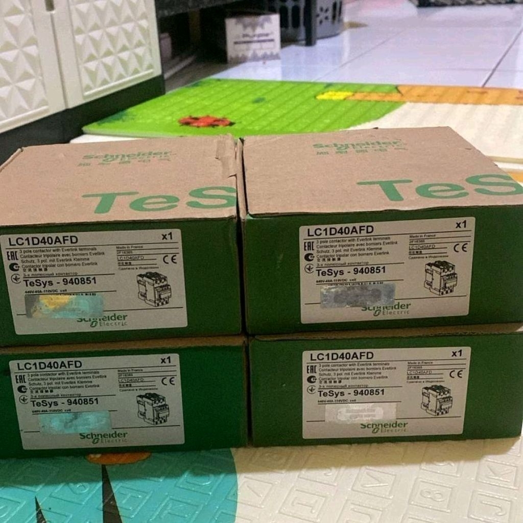 kontaktor LC1D40AFD Coil 110Vol DC original Schneider tipe terbaru
