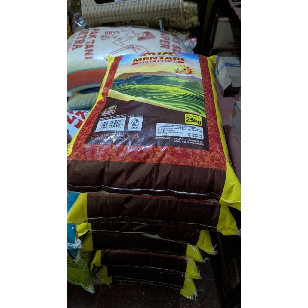 Beras premium MENTARI 25kg