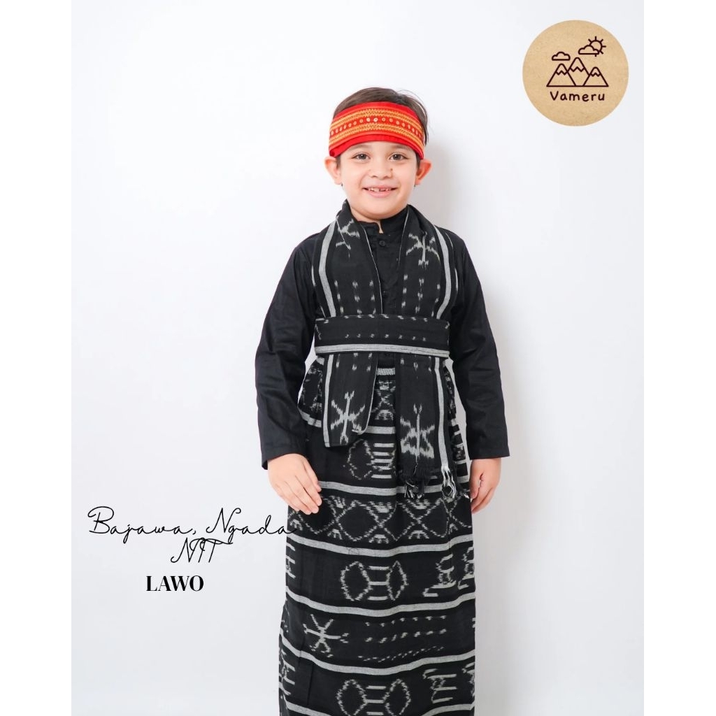 Vameru Indonesia® - BAJU ADAT ANAK LAKI LAKI BAJAWA NUSA TENGGARA TIMUR