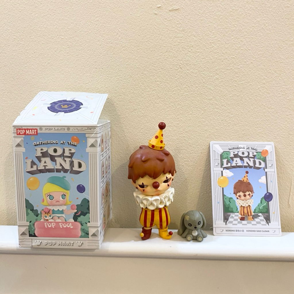 hirono sad clown little mischief reshape shelter popland the other one le petit prince popmart figur