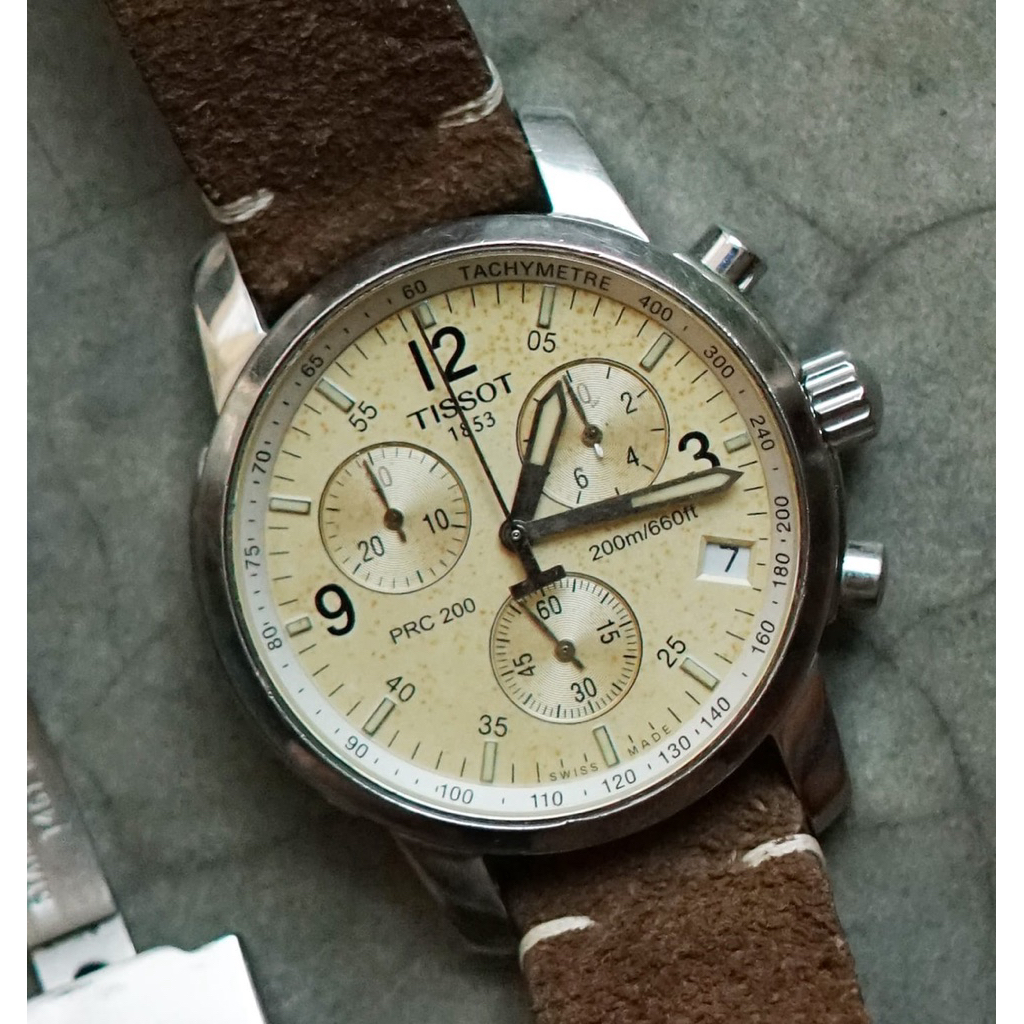 Jam Tangan Vintage T*ssot Chronograph 1853