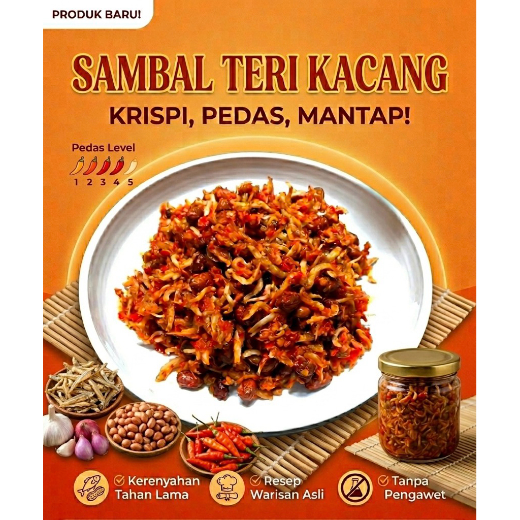 sambal ikan teri kacang