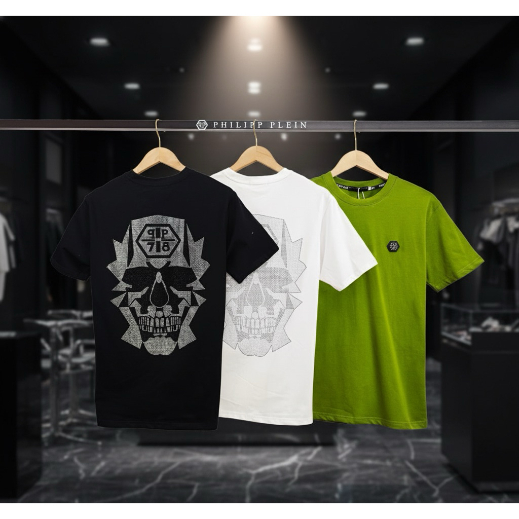 Kaos pria unisex PP PL625310 Premium import