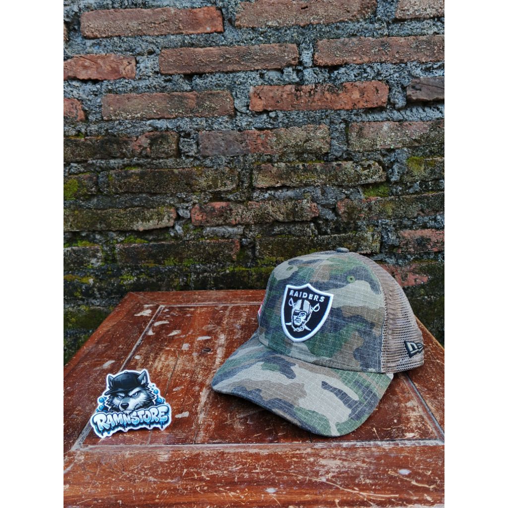topi new era trucker x nfl las vegas raiders
