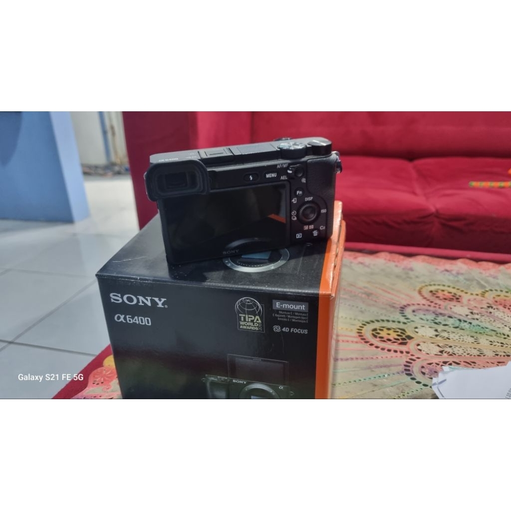 Sony A6400 Body Only Fullset Like New Mulus Jarang Pakai Kamera Mirrorless 4K Murah