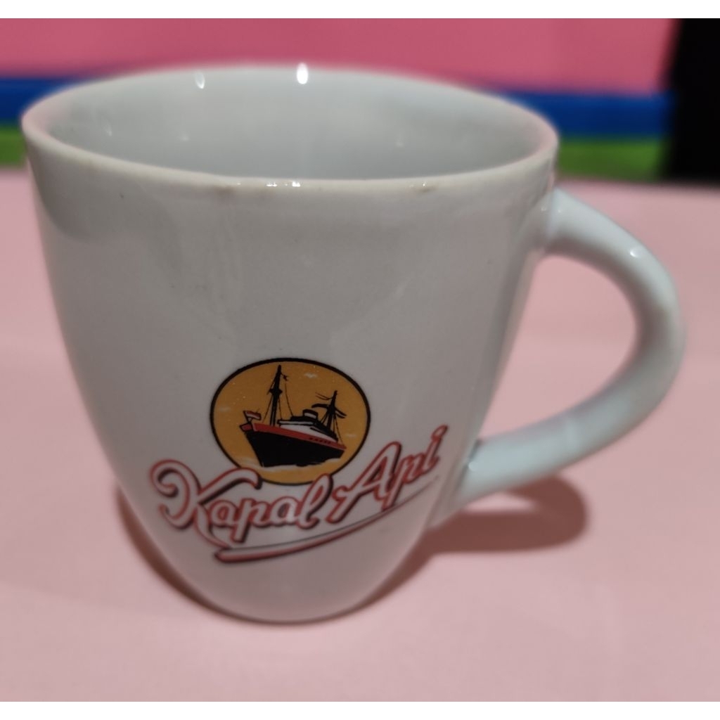 Gelas Mug Porcelain Kapal Api