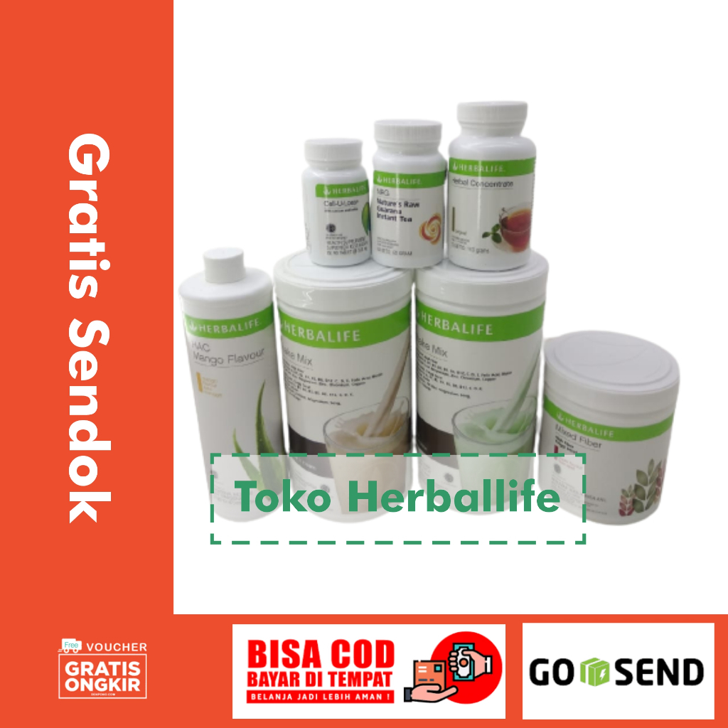 HERBALIFE-paket diet 1 bulan-7 PRODUK