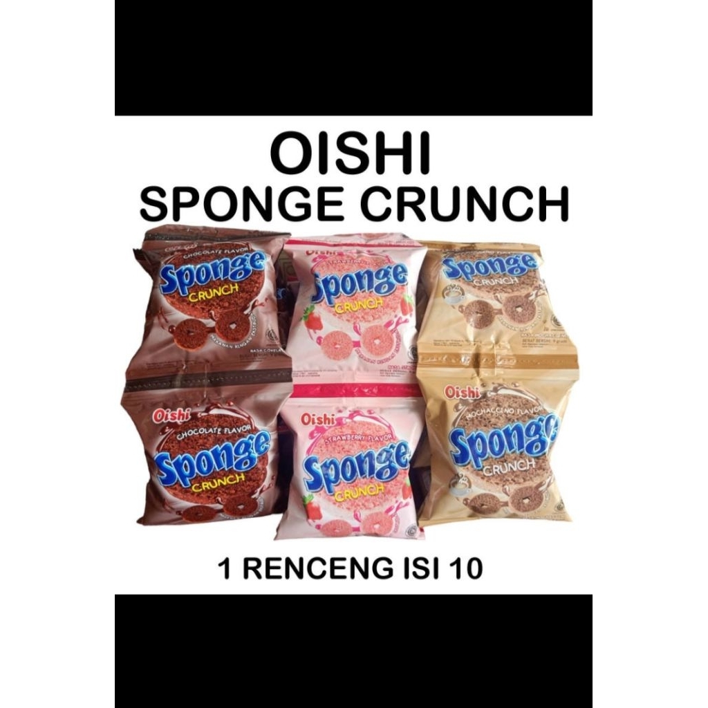 Oishi Sponge CRUNCH Renceng 10s