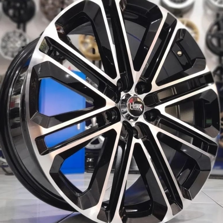 Velg mobil inova ring 15 HSR ALKANI baut 5x114 black polis-velg mobil ertiga luxio ring 15