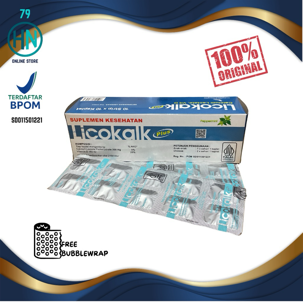 LICOKALK PLUS 10 Kaplet