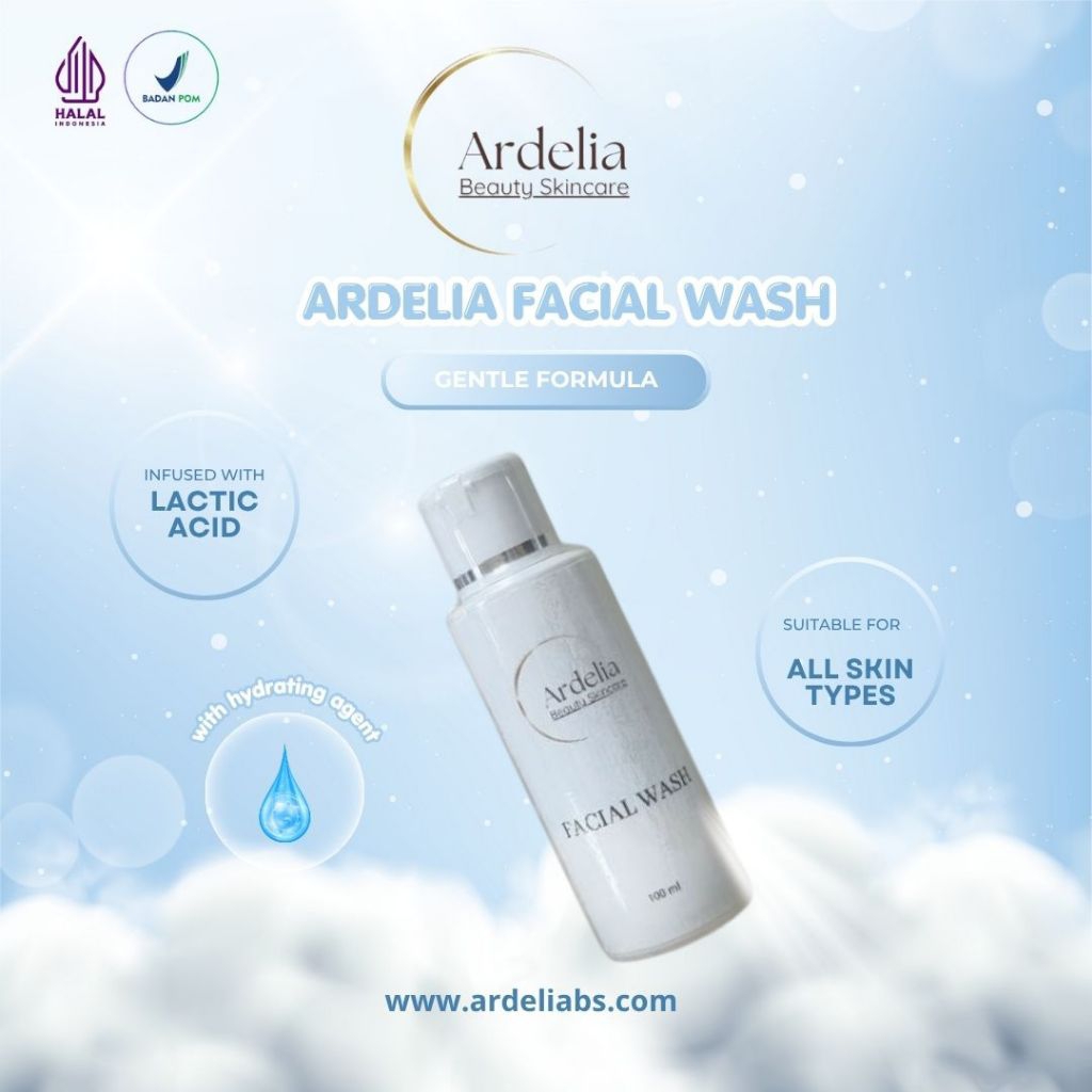 Facial Wash AHA Ardelia Beauty Skincare Wajah