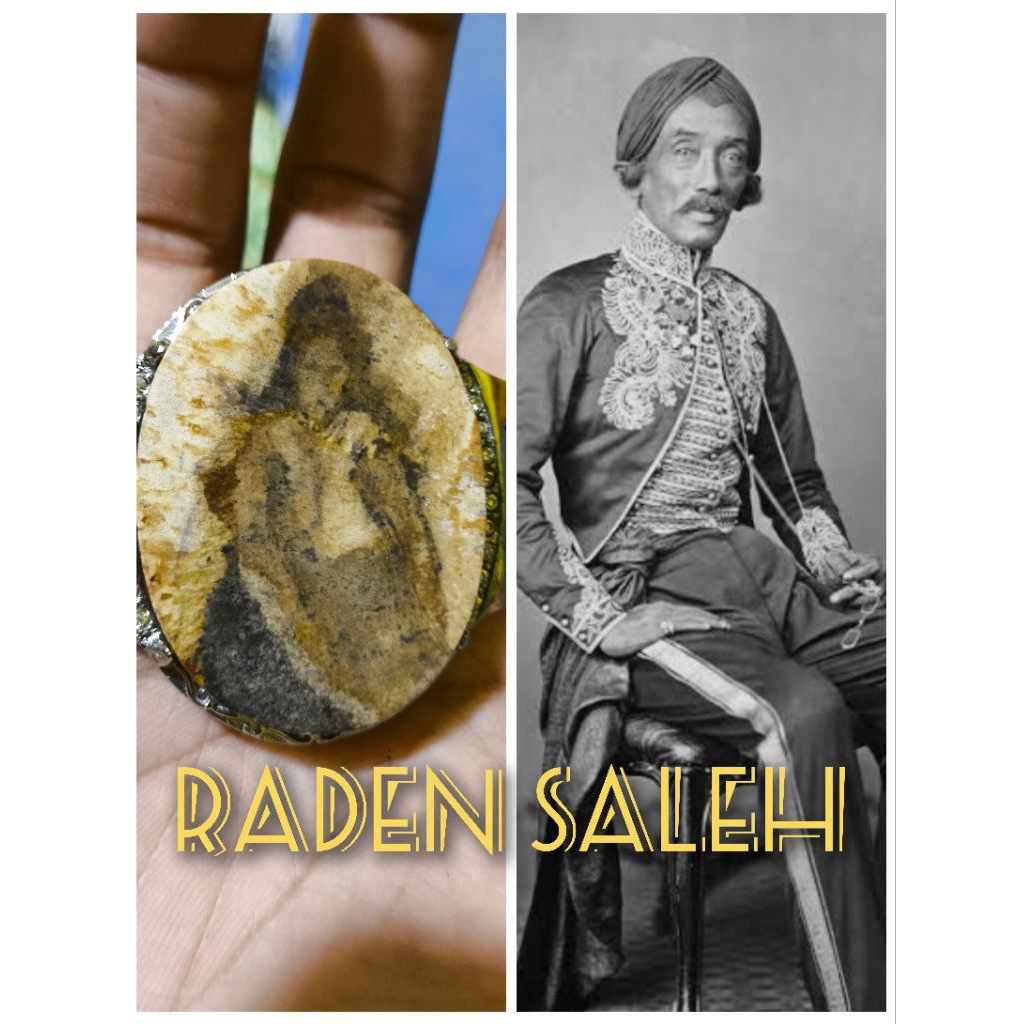 Gelang Batu Akik Motif Pelukis Raden Saleh