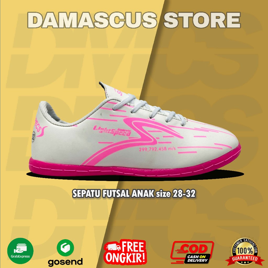 Sepatu Futsal Anak SPecs / Baby Kids size 28-32/ umur 4-10 Tahun PAUD TK SD Specs Grade Ori