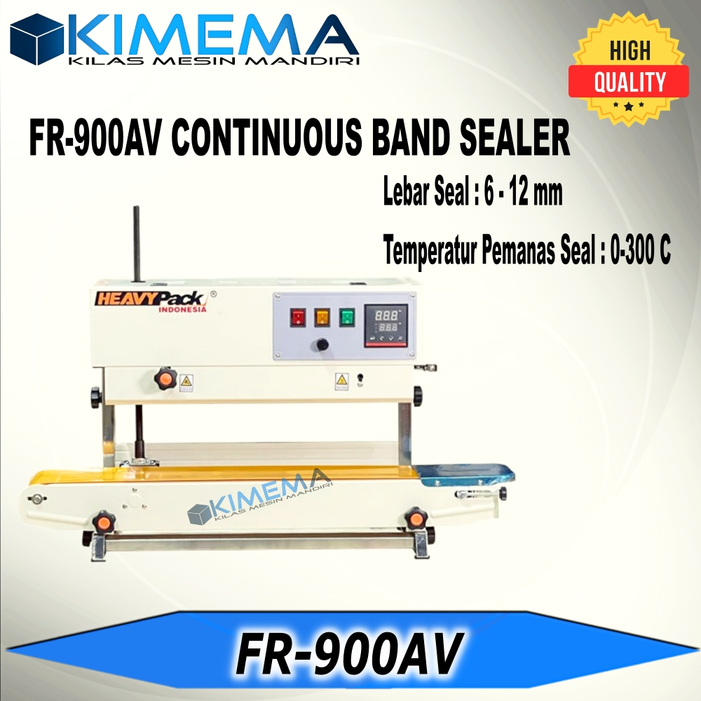 FR-900AV CONTINUOUS BAND SEALER MESIN SEALER HEAVYPACK