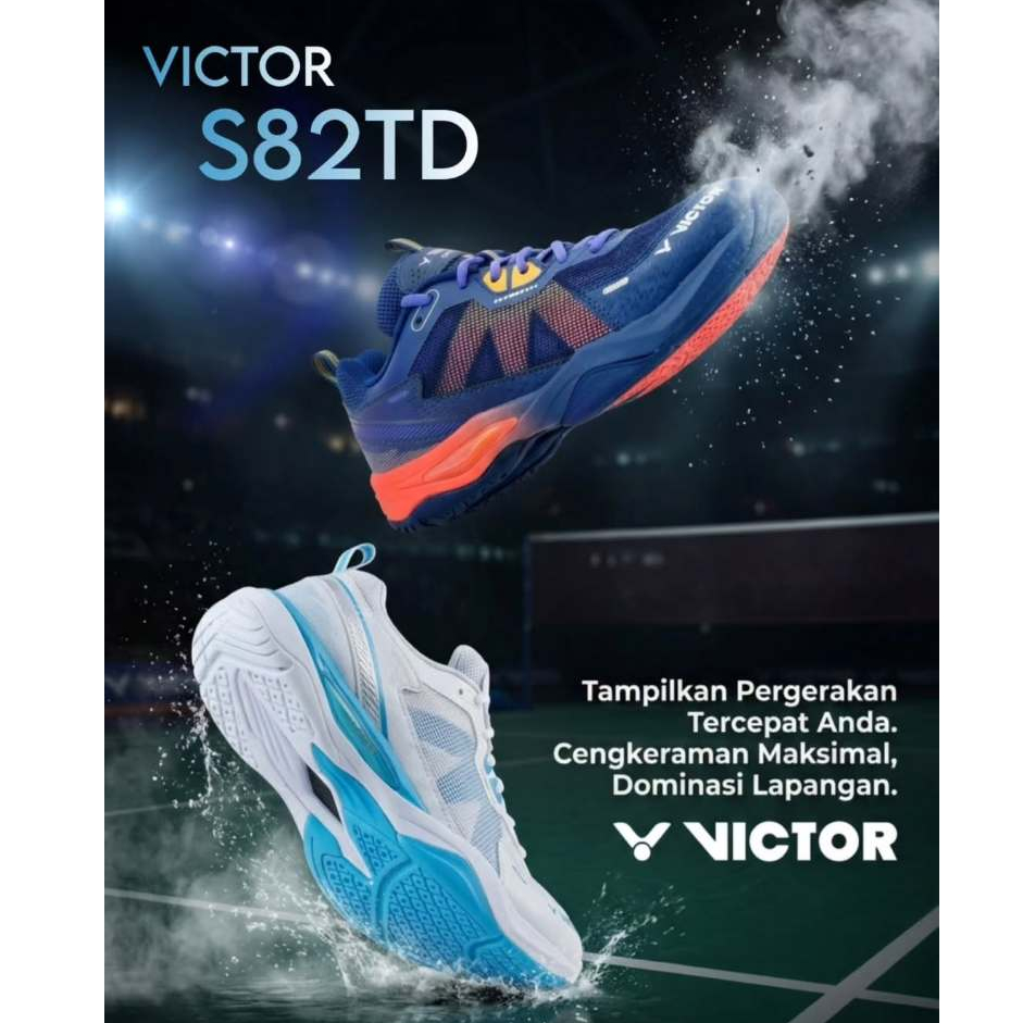 Sepatu Badminton Victor S82TD / S 82 TD / S82 TD  Bulutangkis ORIGINAL