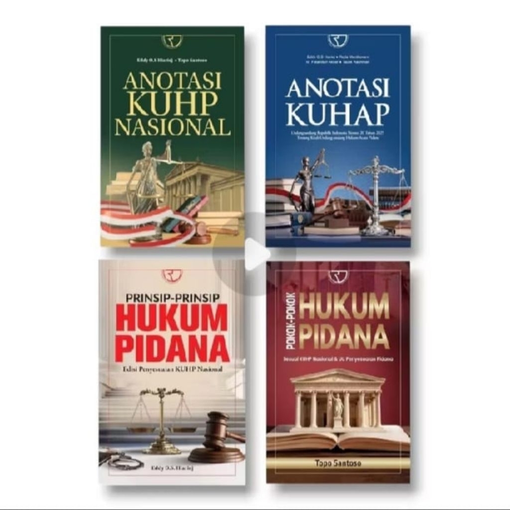 Buku Anotasi KUHAP dan KUHP Nasional - Panduan Hukum Pidana & Prinsip Hukum Pidana Edisi Penguasaan 