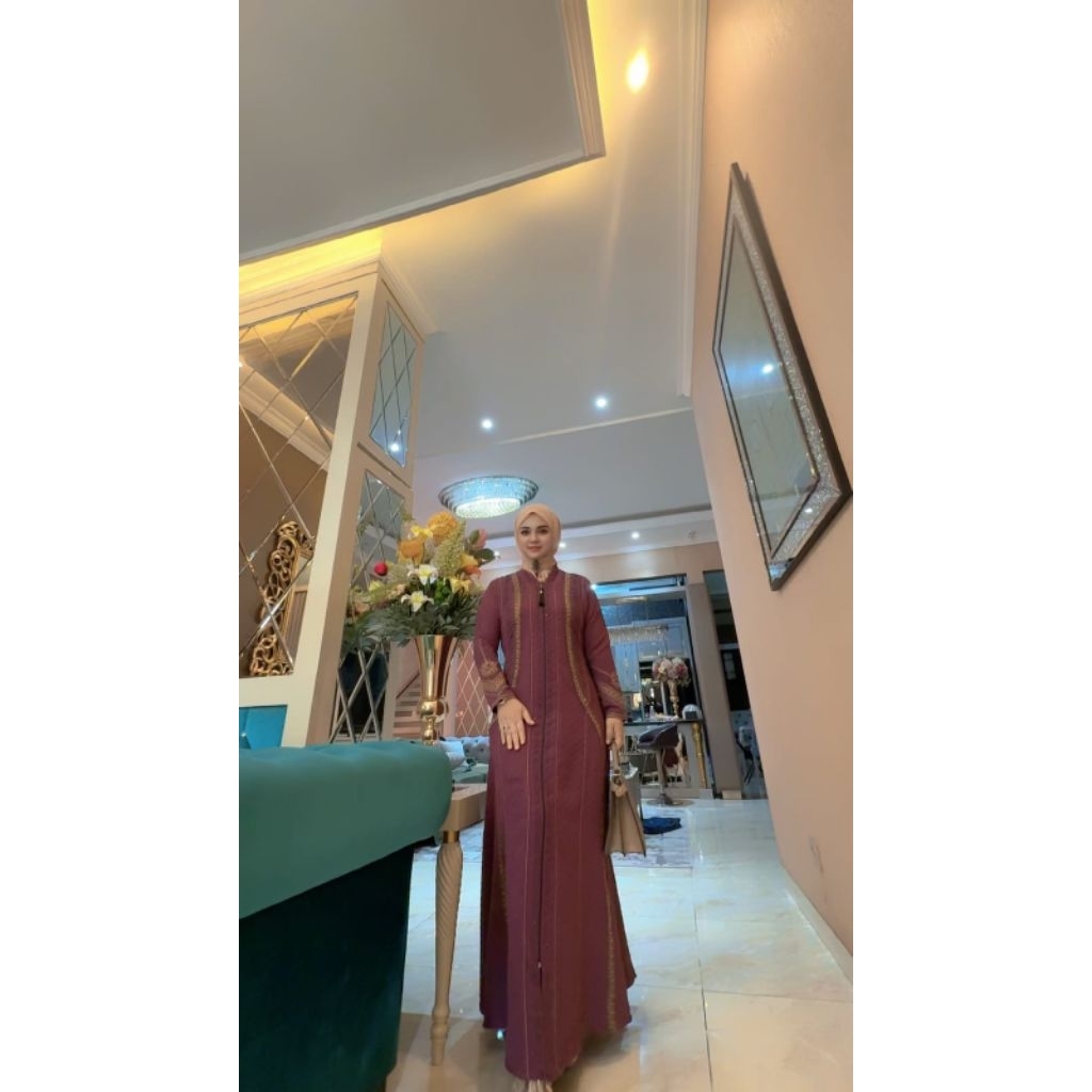 UYYAINA DRESS Gamis nazwa premium original