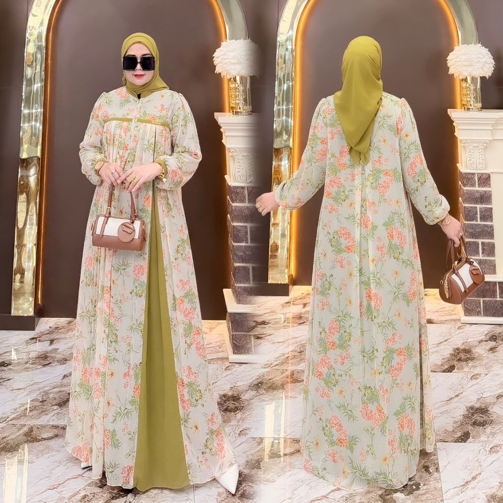 *READY GAMIS KAMEELA SET HIJAB*