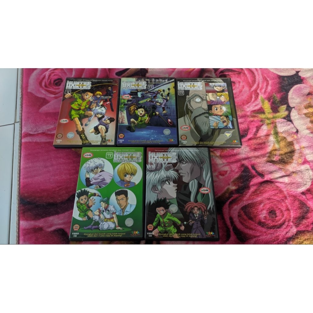 VCD Ori Hunter X Hunter Vol 1-10