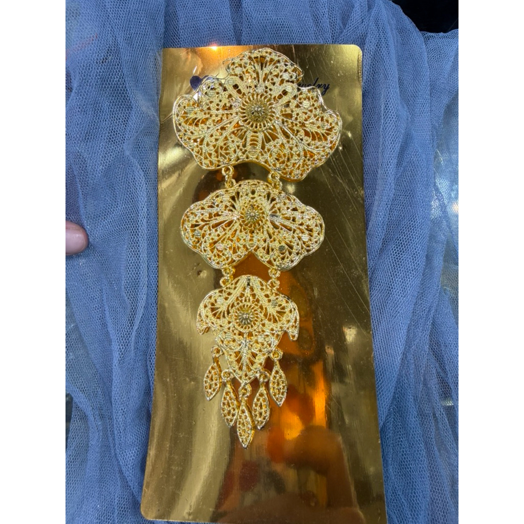 Bros susun 3 kebaya cantik mewah gold