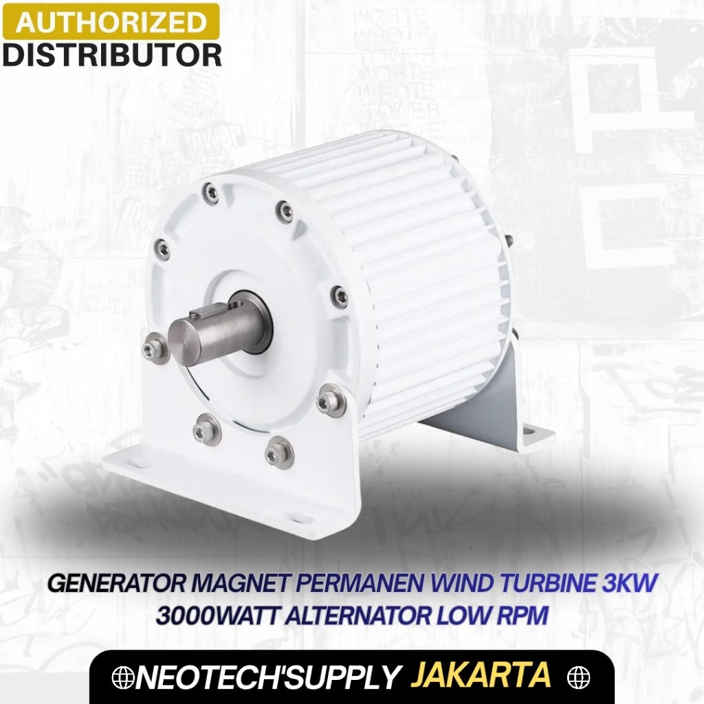 Generator Magnet Permanen Wind Turbine 3KW 3000Watt Alternator Low RPM