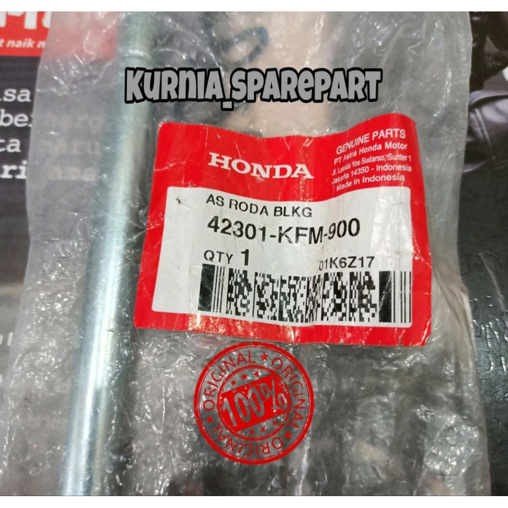 As roda belakang suprafit as roda depan scoopy 12" 42301-KFM-900