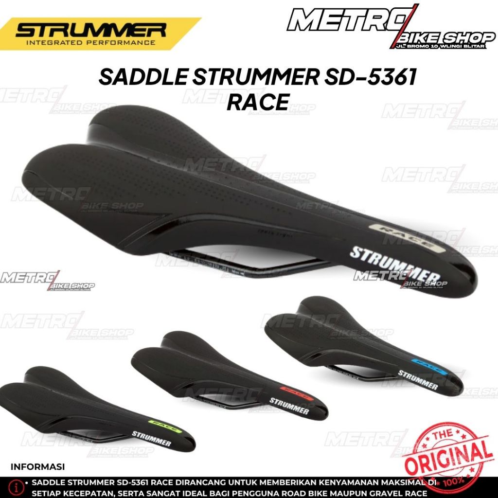 Saddle Strummer SD-5361 RACE sadel MTB Gravel Fixie Roadbike Sadel sepeda