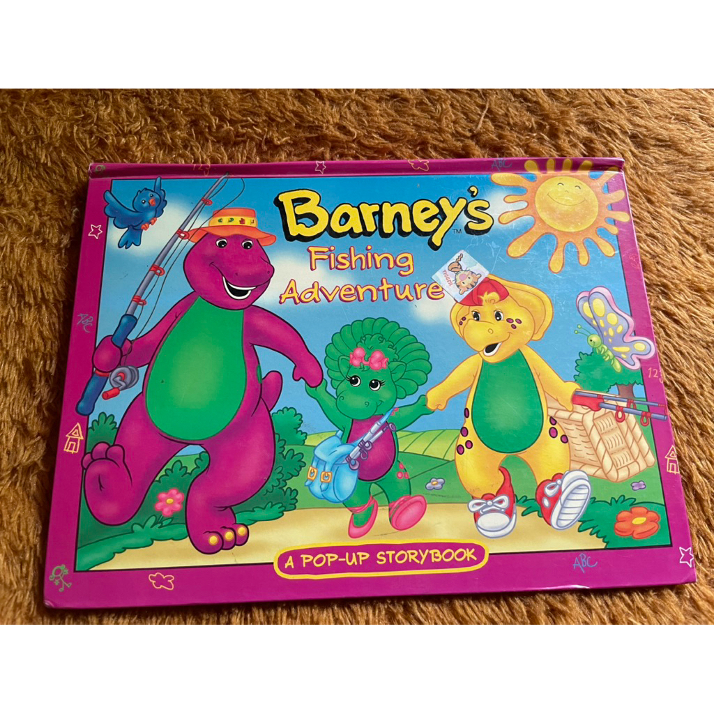 Buku preloved  Barney's Fishing Adventure -a pop-up Storybook