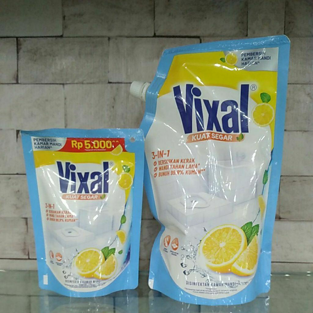 Vixal Pembersih Kamar Mandi Kemasan Refill 600 ml & 180 ml