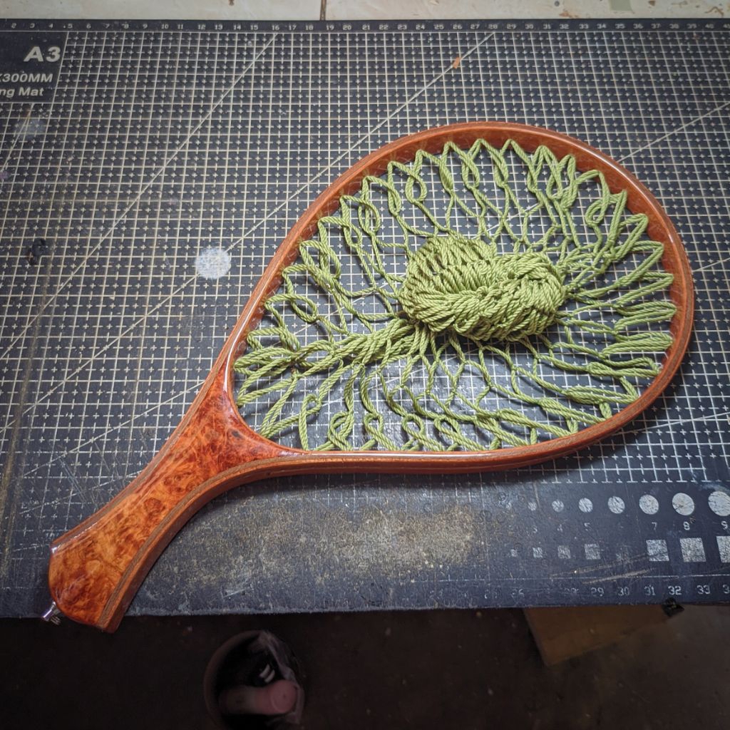 landing net kayu handmade premium