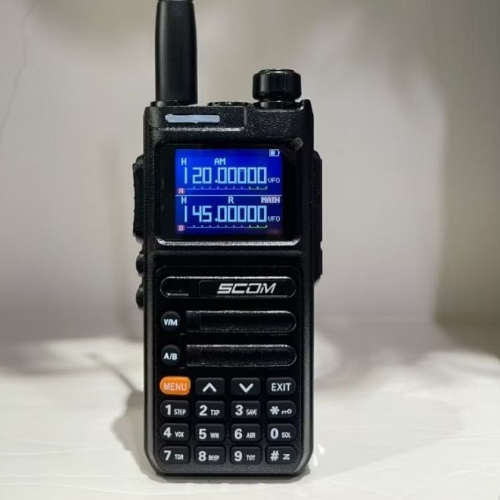 Ht scom uv26 handy talky usb c air band triple band