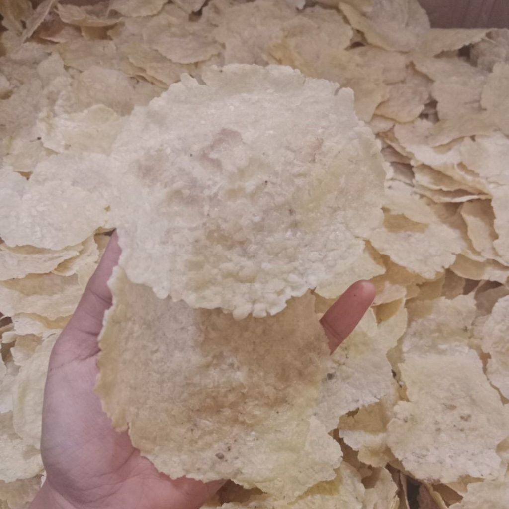 Emping Melinjo 1kg Kripik emping melinjo mentah Krupuk Emping Melinjo Mentah 1kg