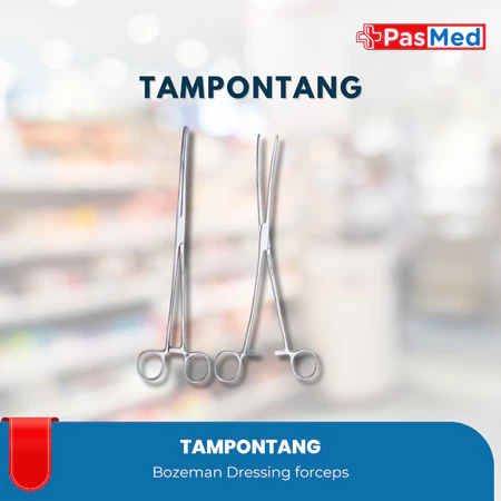 Tampon Tang 25cm Tampontang Bozeman Dressing Forceps