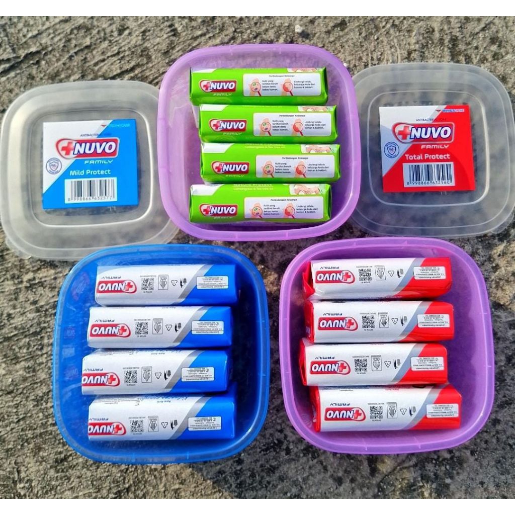 SABUN NUVO 4 PCS FREE TEPAK MAKAN