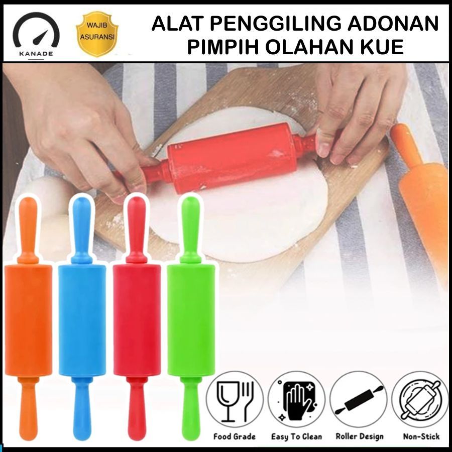 Alat Penggiling Adonan / Roller Plastik Penipis Olahan Kue Pizza Kulit Pastel Pangsit Anti Lengket
